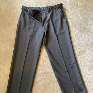 Men's Haggar Dress Pants, Size 38 x 30, Expandable Waist, Polyester